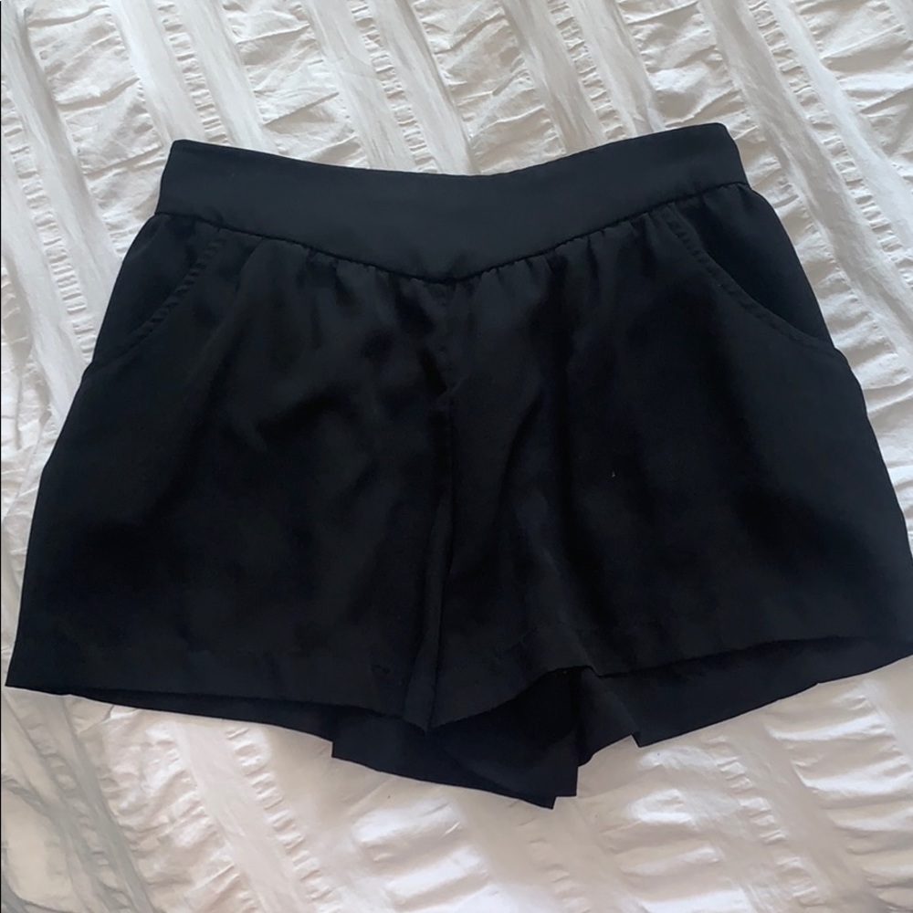 Sheer black xhilaration shorts